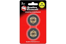 Quattro Elementi 641-978 кабельный разъем сварочного аппарата 2 шт.